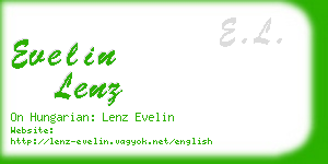 evelin lenz business card